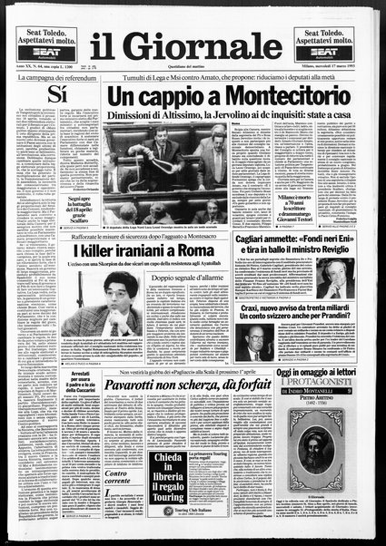 Il giornale : quotidiano del mattino